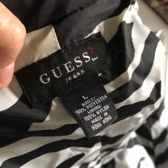 1 hour sale🔥Guess, black trench coat style jacket - Picture 5 of 10